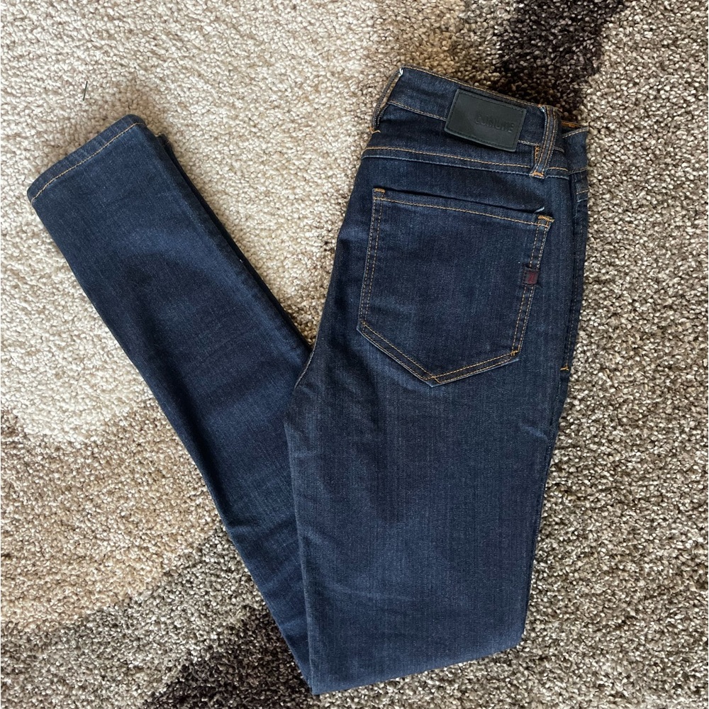 COMUNE High Rise Dark Wash Jeans